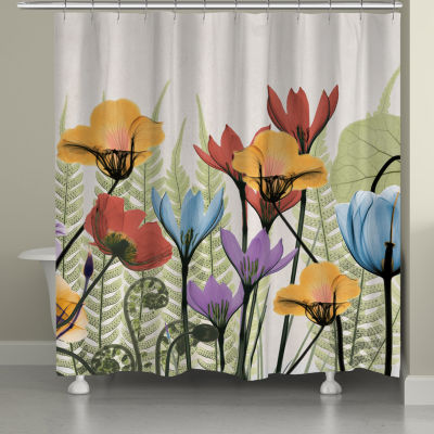 Laural Home Flowers And Ferns Shower Curtain