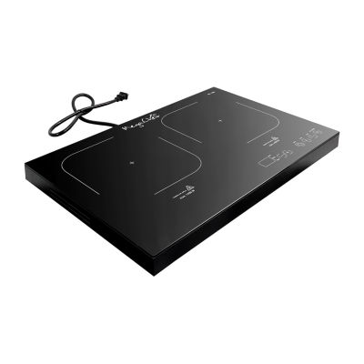 MegaChef Portable Dual Induction Cooktop 975117412M, Color Black JCPenney
