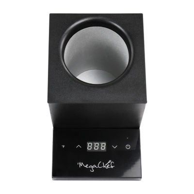 MegaChef Electric Wine Chiller with Digital Display in Black