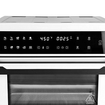 MegaChef 10 in 1 Electronic Multifunction 360 Degree Hot Air Technology Countertop Oven