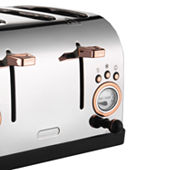 Black+Decker 4-Slice Toaster TR0045, Color: Black - JCPenney