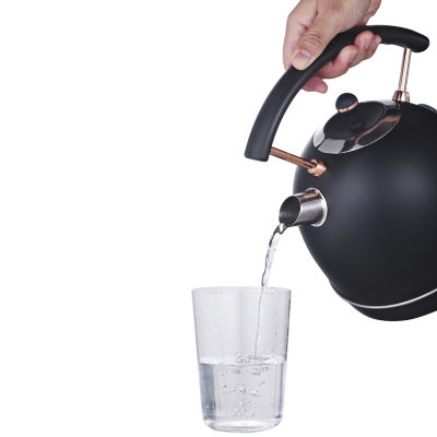 MegaChef 1.8 Quart Half Circle Electric Tea Kettle with Thermostat