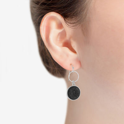 Mixit Round Drop Earrings