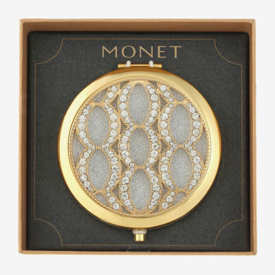 Monet Jewelry Rose Tone Compact Mirrors