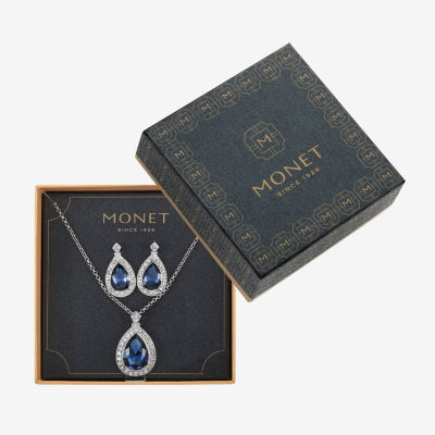 Monet Jewelry Pendant Necklace And Drop Earring 2-pc. Jewelry Set