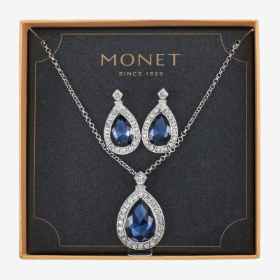 Monet Jewelry Pendant Necklace And Drop Earring 2-pc. Jewelry Set