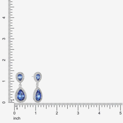 Monet Jewelry Silver Tone Womens Hypoallergenic Drop Earrings