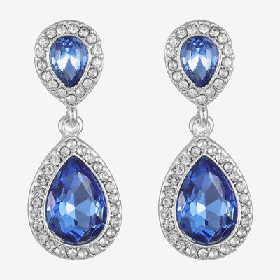 Monet Jewelry Silver Tone Womens Hypoallergenic Drop Earrings