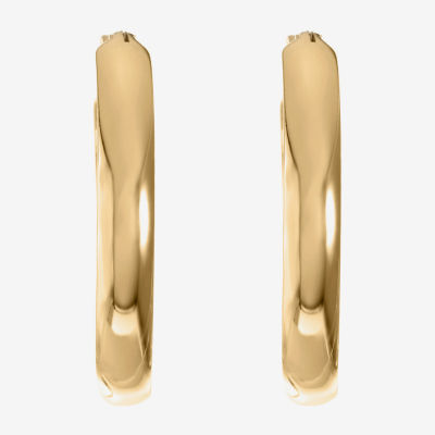 Monet® Gold-Tone Medium Hoop Earrings