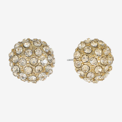 Monet® Pavé Ball Stud Earrings