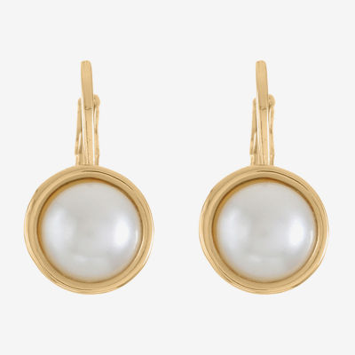 Monet Jewelry Simulated Pearl Drop Earrings