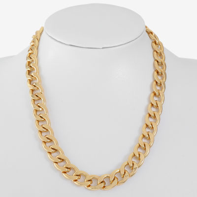 Monet® Gold-Tone Curb Link Collar Necklace