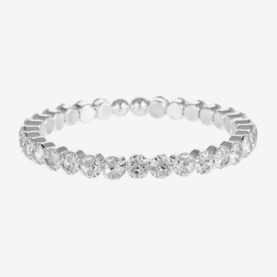 Monet Jewelry Timeless Silver Tone Womens Bangle Bracelet