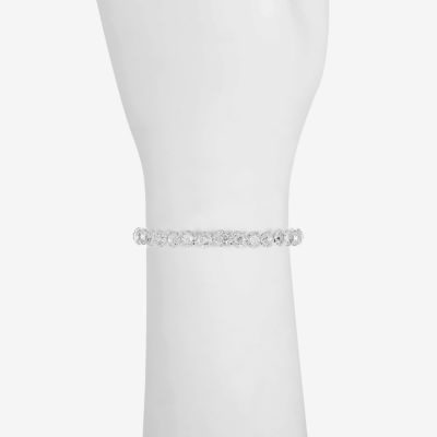 Monet Jewelry Timeless Silver Tone Womens Bangle Bracelet