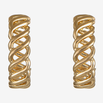 Monet® Gold-Tone Small Helix Hoop Earrings