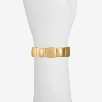 Liz Claiborne® Gold-Tone Square Stretch Bracelet