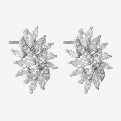 Monet Jewelry Cubic Zirconia 26.7mm Stud Earrings