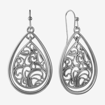 Liz Claiborne Openwork Drop Earrings