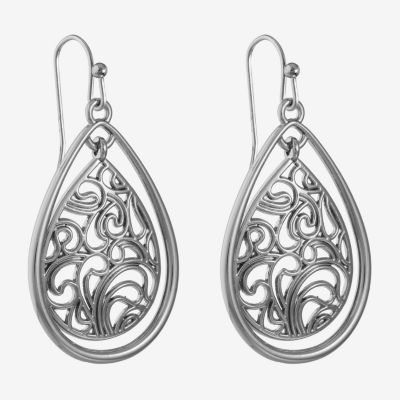 Liz Claiborne Openwork Drop Earrings