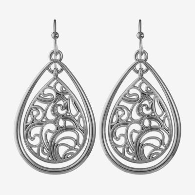 Liz Claiborne Openwork Drop Earrings