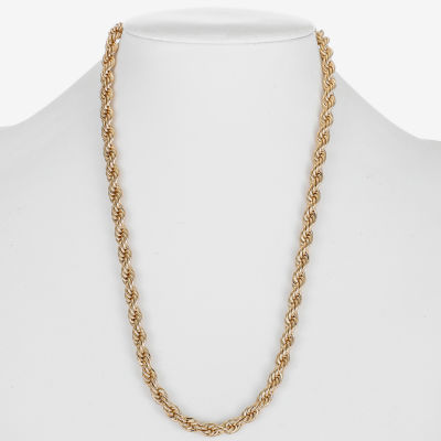 Monet Jewelry Womens Stainless Steel 18 Inch Collar Necklace