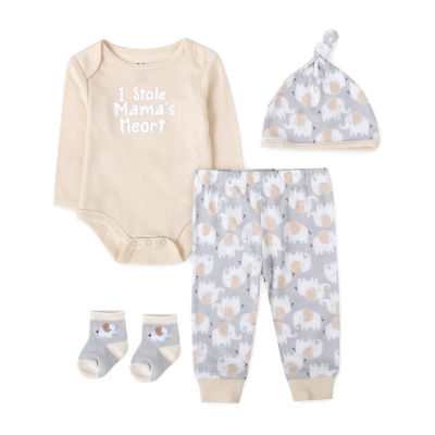 Baby Essentials Boys 4-pc. Clothing Set