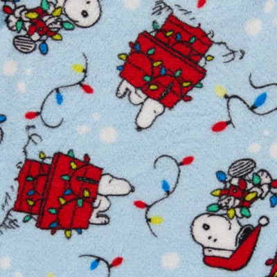 Womens Peanuts Snoopy Crew Neck Long Sleeve 2-pc. Matching Family Pajama Sets