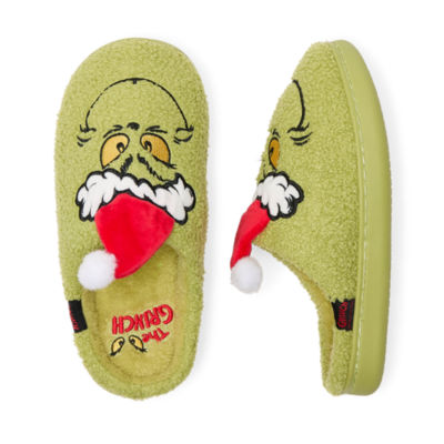 Dr. Seuss Grinch Unisex Adult Slip-On Slippers