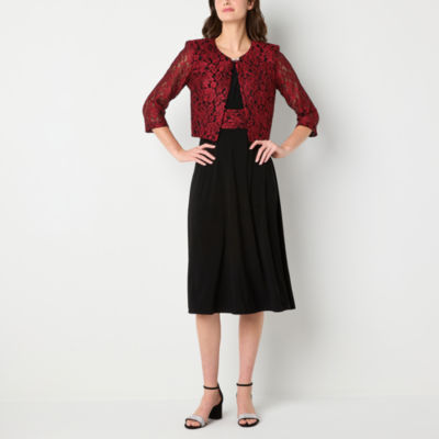 Jessica Howard Lace Womens Midi Jacket ...