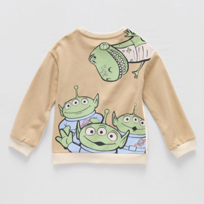 Disney Collection Little & Big Boys Crew Neck Long Sleeve Fleece Toy Story Sweatshirt