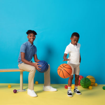 IZOD Performance Little & Big Kid Boys 9" Adjustable Waist Stretch Fabric Chino Short