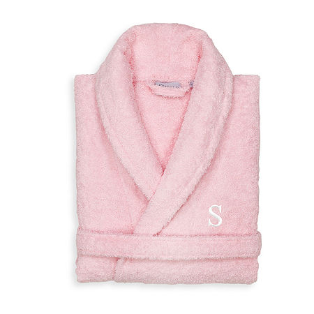 Linum Home Textiles Womens Terry Cloth Long Sleeve Long Length Robe, Small-medium, Pink