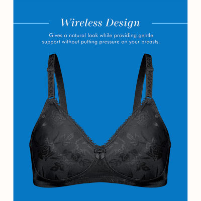 BestForm Floral Jacquard Wireless Soft Cup Bra- 5006222