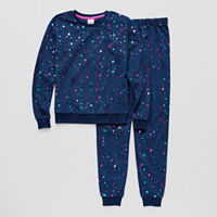 Little & Big Girls 2-pc. Pajama Set, Medium (10-12), Blue