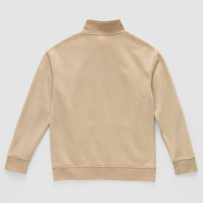 Thereabouts Little & Big Kid Boys Long Sleeve Fleece Casual Quarter-Zip Pullover