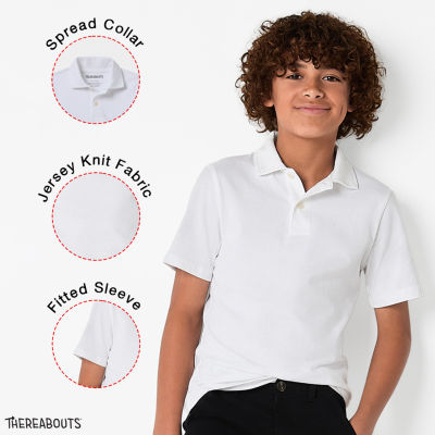 Thereabouts Little & Big Boys Short Sleeve Polo Shirt