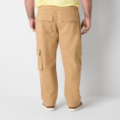 mutual weave Mens Big and Tall Relaxed Fit Cargo Pant