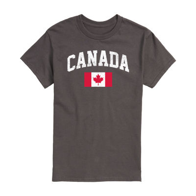 Mens Short Sleeve Canada Graphic T-Shirt