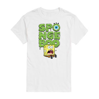 Mens Short Sleeve Spongebob Halloween Graphic T-Shirt