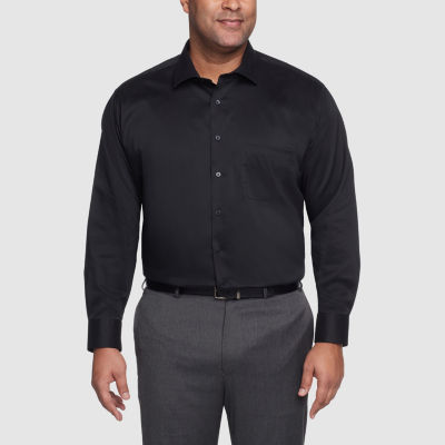 Van Heusen Big and Tall Ultra Flex Mens Regular Fit Wrinkle Free Long Sleeve Dress Shirt