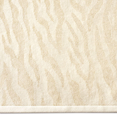 Fieldcrest Oversized Zebra Textured Bath Towel