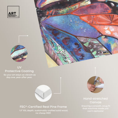 ART REMEDY® "Butterfly Part Ii" Giclee Animals Canvas Art