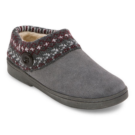 Clarks Of England Clarks Suede Woven With Indoor/outdoor Outsole Womens Clog Slippers In Animal Print