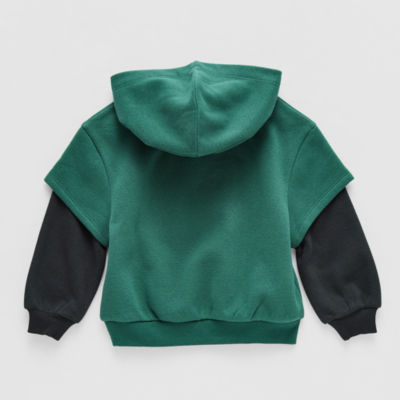 Grayson Little Toddler Boys Long Sleeve Fleece Hoodie