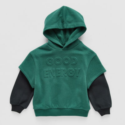 Grayson Little Toddler Boys Long Sleeve Fleece Hoodie