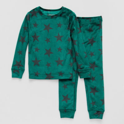 Grayson Little Toddler Boys Crew Neck Long Sleeve 2-pc. Pajama Sets