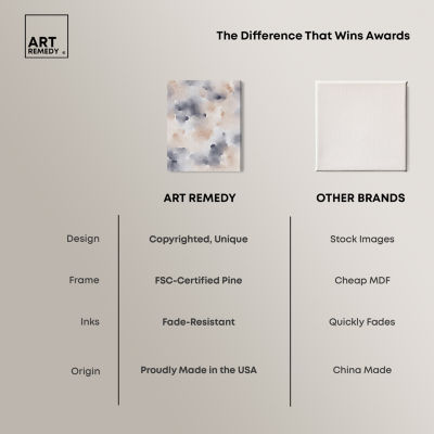 ART REMEDY® "Fluff And Cotton" Giclee Abstract Canvas Art