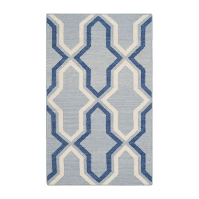 Safavieh Wight Hand Woven Flat Weave Area Rug