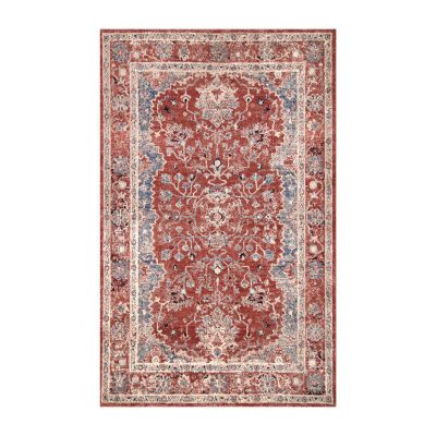 Nuloom Evelyn Medallion Indoor Rectangular Area Rugs, Color Red JCPenney