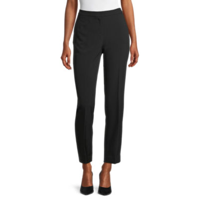 Black Label by Evan-Picone Womens Classic Fit Straight Suit Pants